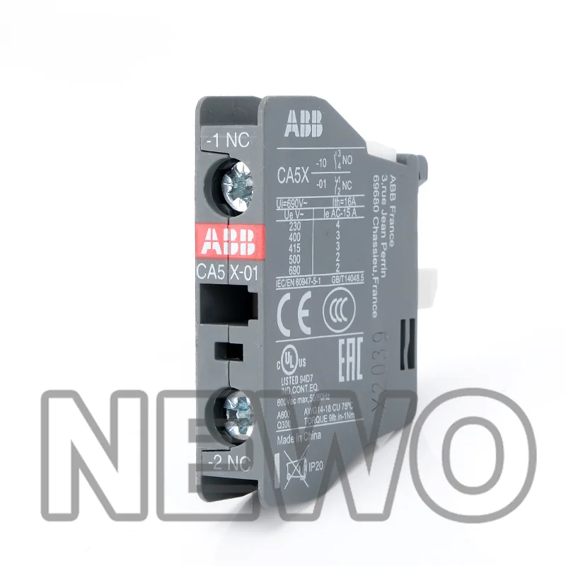 Original ABB AC Series Contactor Contacts CA5X-10 CA5X-01 CA5-10 CA5-01 CA4-10 CA4-01 CA5X-22M CA5X-22E CA5X-31M CA5X-40E