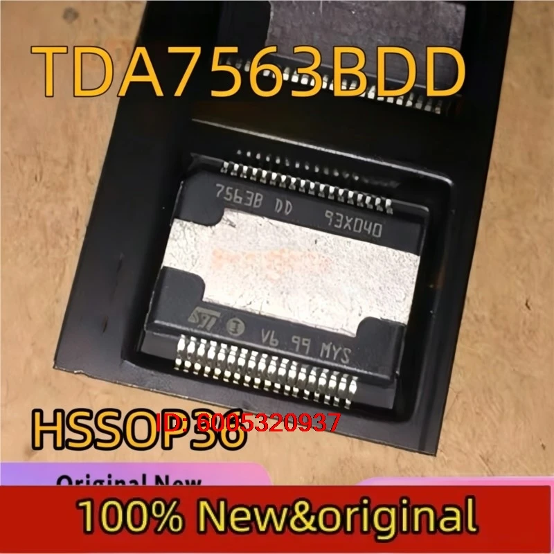 1pcs/lot New&original TDA7563 TDA7563BDD TDA75638DD 7563BDD 7563B DD HSSOP36 for car audio amplifier chip