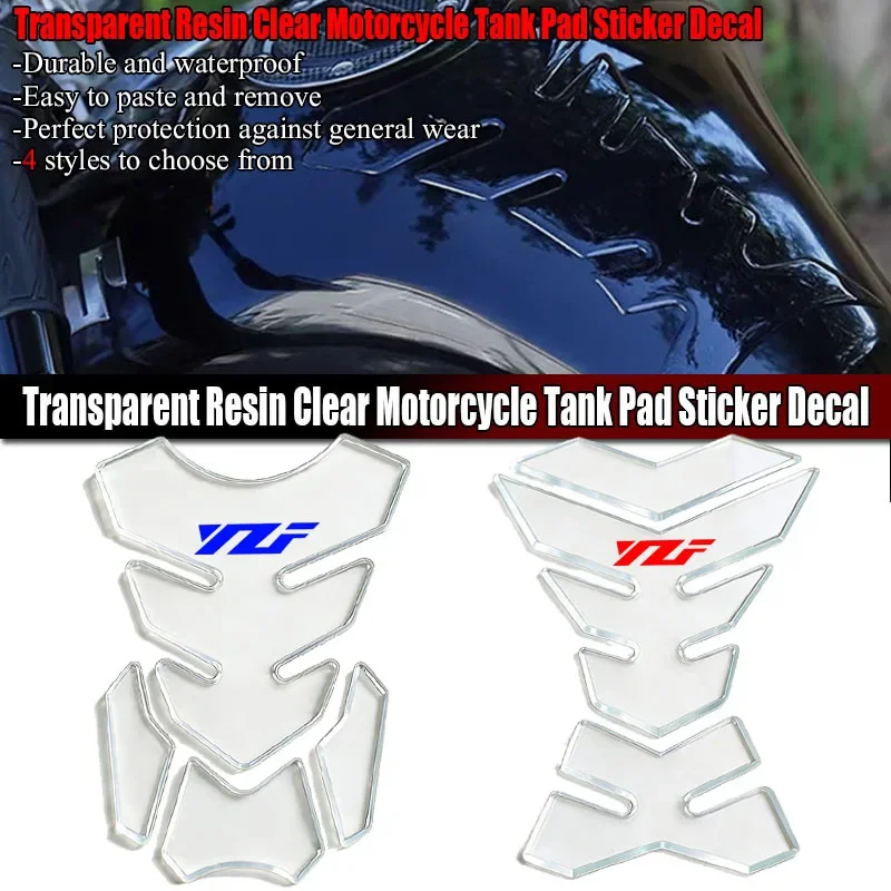Carbon Fiber Motorcycle Fuel Tank Pad Cover Protector For YZF R1/S/M R3 R6 R7 R9 R25 R125 YZFR1 YZFR3 YZFR6 YZFR7 YZFR9