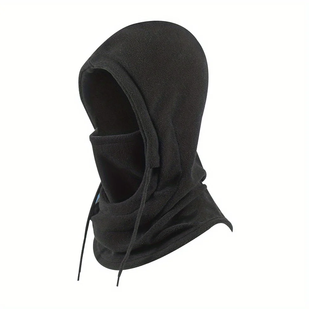 AliExpress NONE Winter Balaclava Face Mask, Windproof Thermal Hooded Scarf for Skiing Cycling Fishing, Cold Weather Sports Gear, Christmas Gift