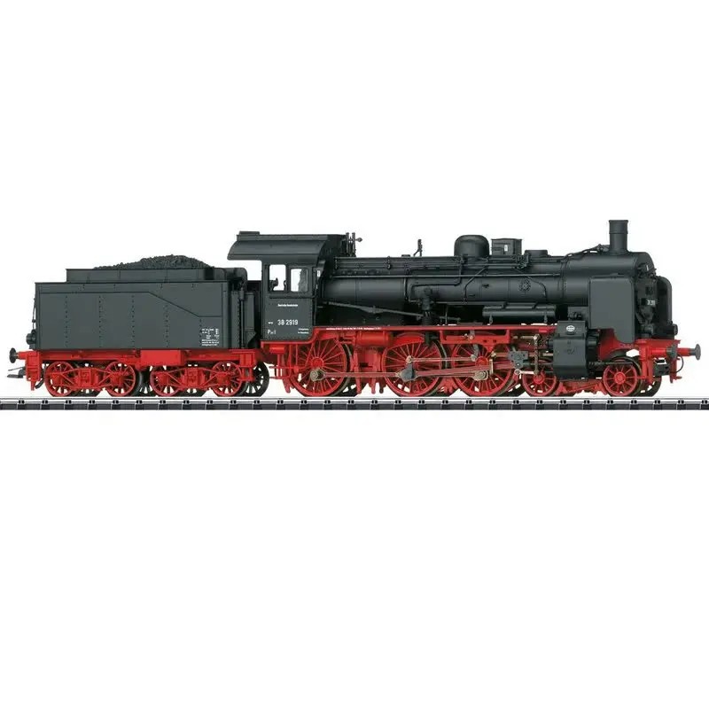 Train Model TRIX HO Type 1/87 BR38 Digital Sound Effect Steam Locomotive DB Third Generation Rail Car Model Toy Gift