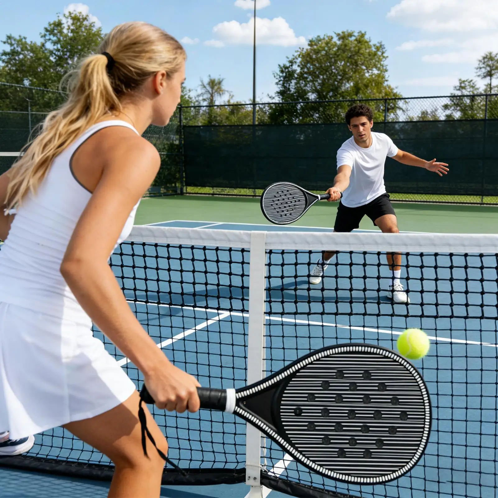 

Набор для пиклбола: легкие эргономичные ракетки из карбонового волокна для игры на открытом воздухе, для женщин, детей и взрослых, для спортивных игр и тренировок в парке