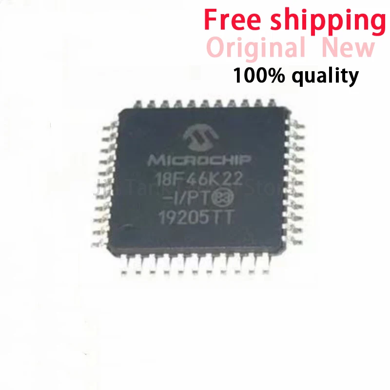 (2-10piece)100% New PIC18F46K22-I/PT PIC18F46K22 I/PT QFP-44 Chipset