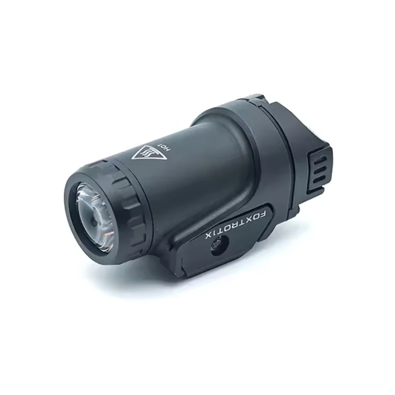 1X Flashlight Tactical compactTDurable Rail-Mounted with Ambidextrous Push-ButtonSide For 21mm Picatinny Rail