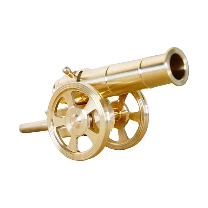 Solid Brass Cannons Model Militarys Souvenir Decompressions Toy Desktops Decorations Office Decorations Handicrafts Opening Gift