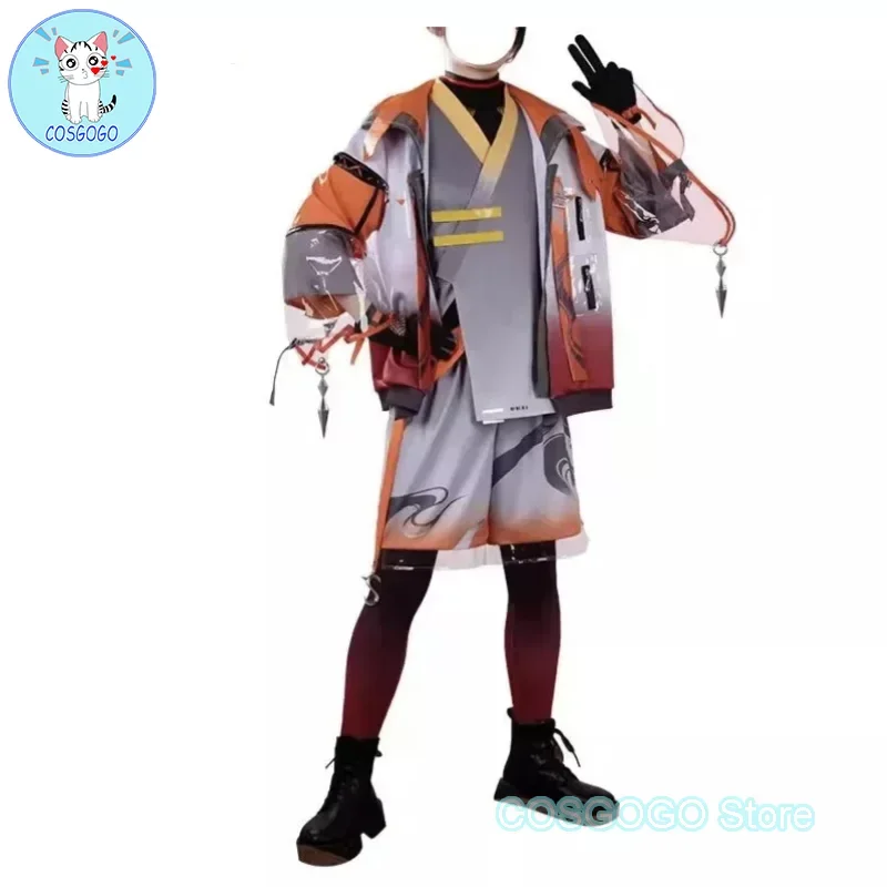 

COSGOGO [Customized] Vtuber Nijisanji 3SKM Kitami Yusei Game Suit Handsome Uniform Cosplay Costume Halloween Carnival Outfit