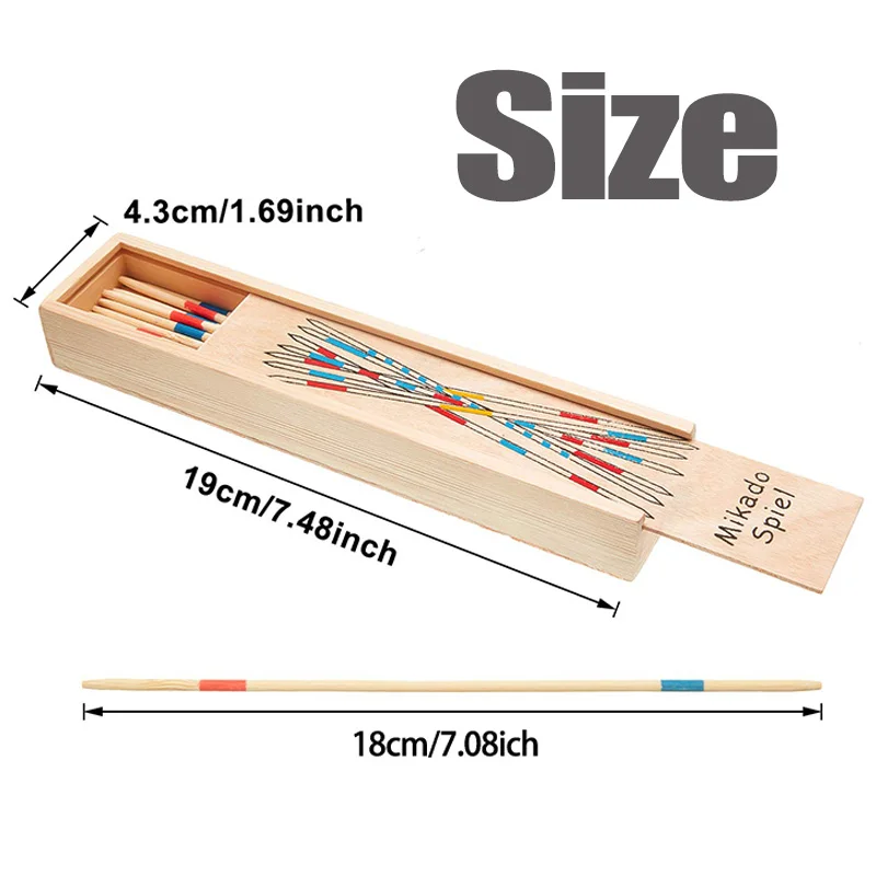 لعبة عصي التقاط خشبية كلاسيكية ، تطوير تفاعلي ، لعبة أحجية متعددة اللاعبين للأطفال ، تعلم الأسرة ، حفلة ، ملونة ، للبالغين