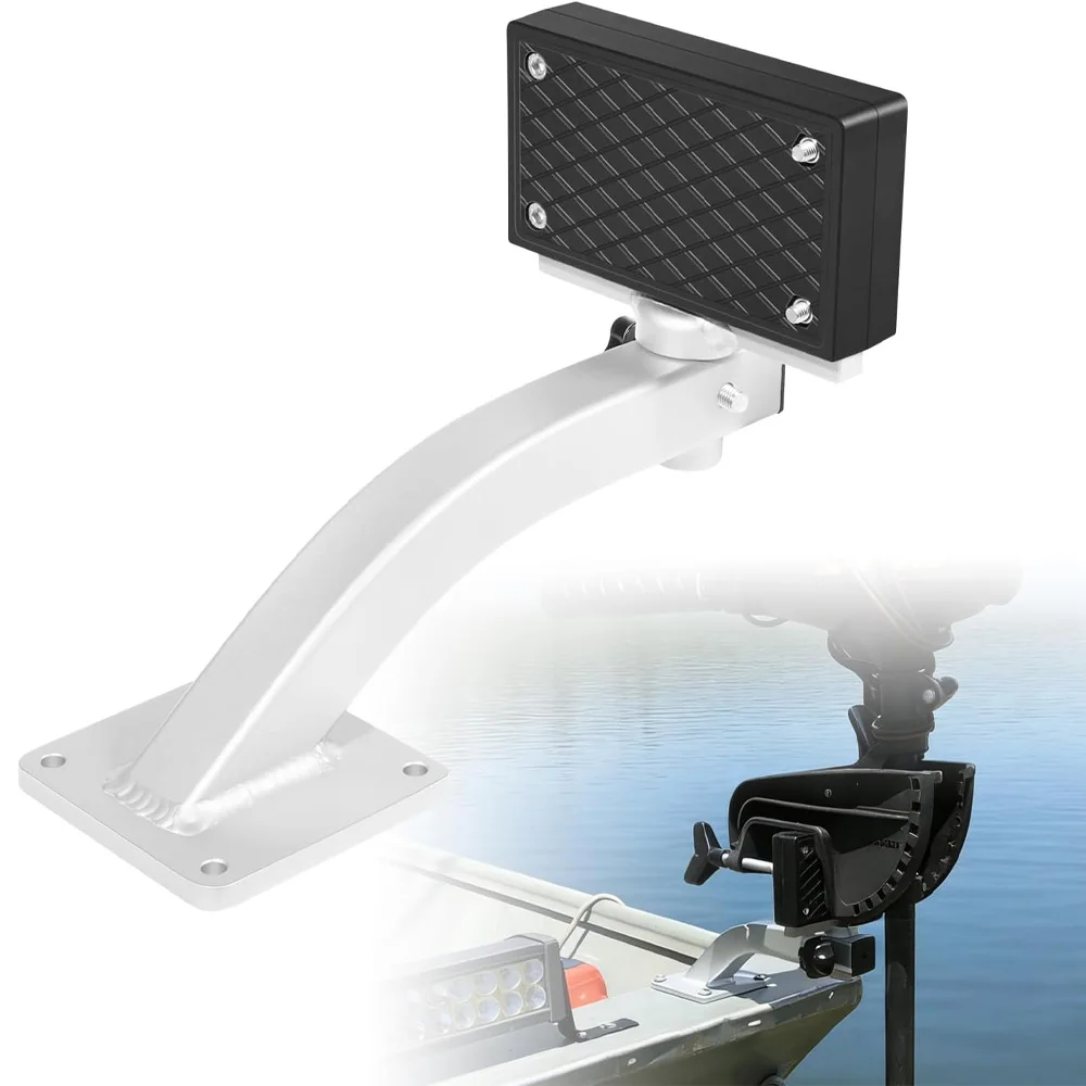 Aluminum Clamp-on Type Electric Trolling Motors Deck Mount for Kayak Canoe Small boat Jon Boats Skiffs 90Degree Adjustable Angle