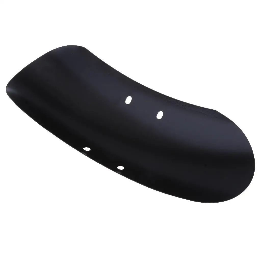 

Motorcycle Fenders Black Short Front Steel Mud Guard Splash Protector for Cafe Racer and Custom Bike Builds