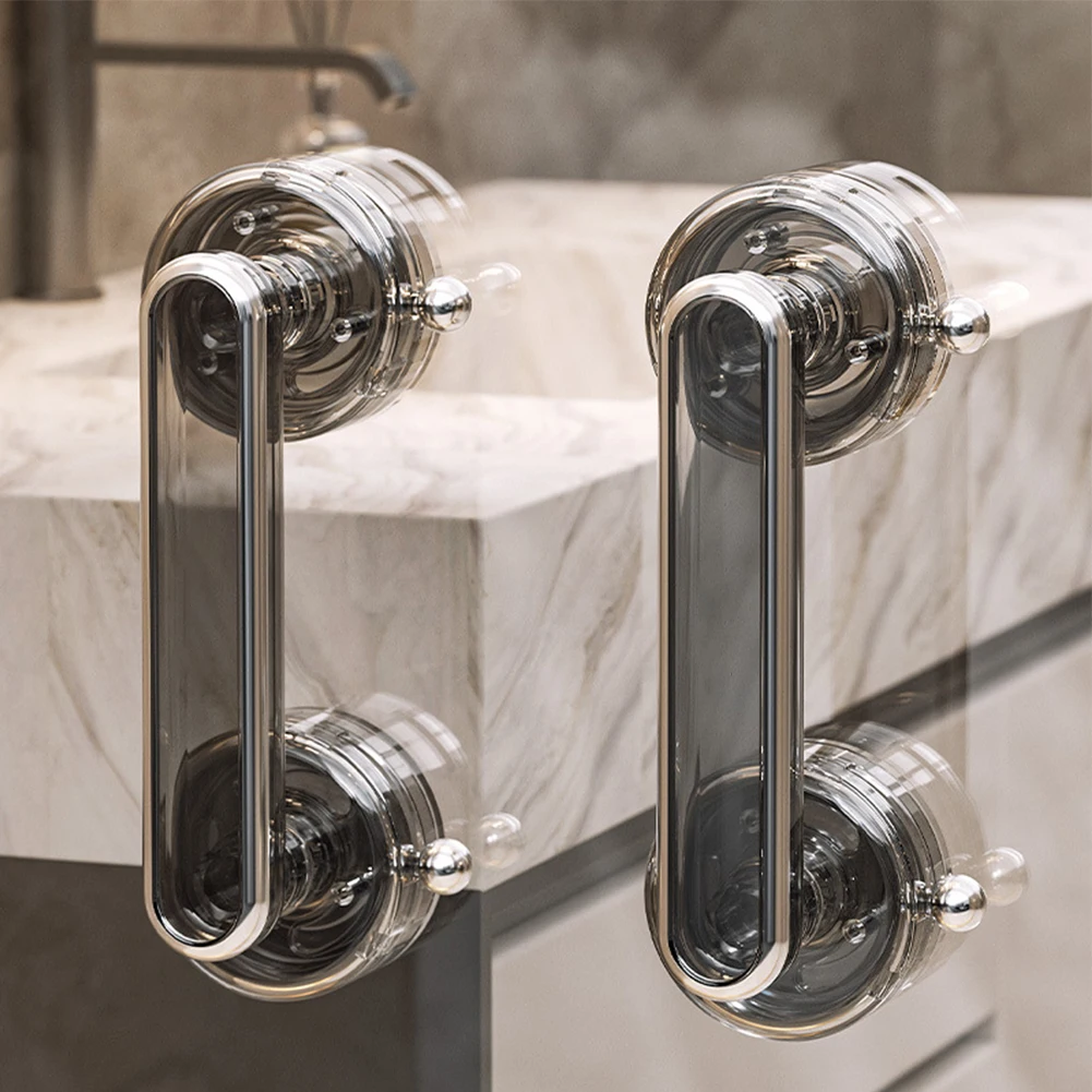 

Anti Slip Handle Anti-slip Handles 18*6*6.4cm Glass Door Handles Easy To Remove Versatile Application Waterproof Design