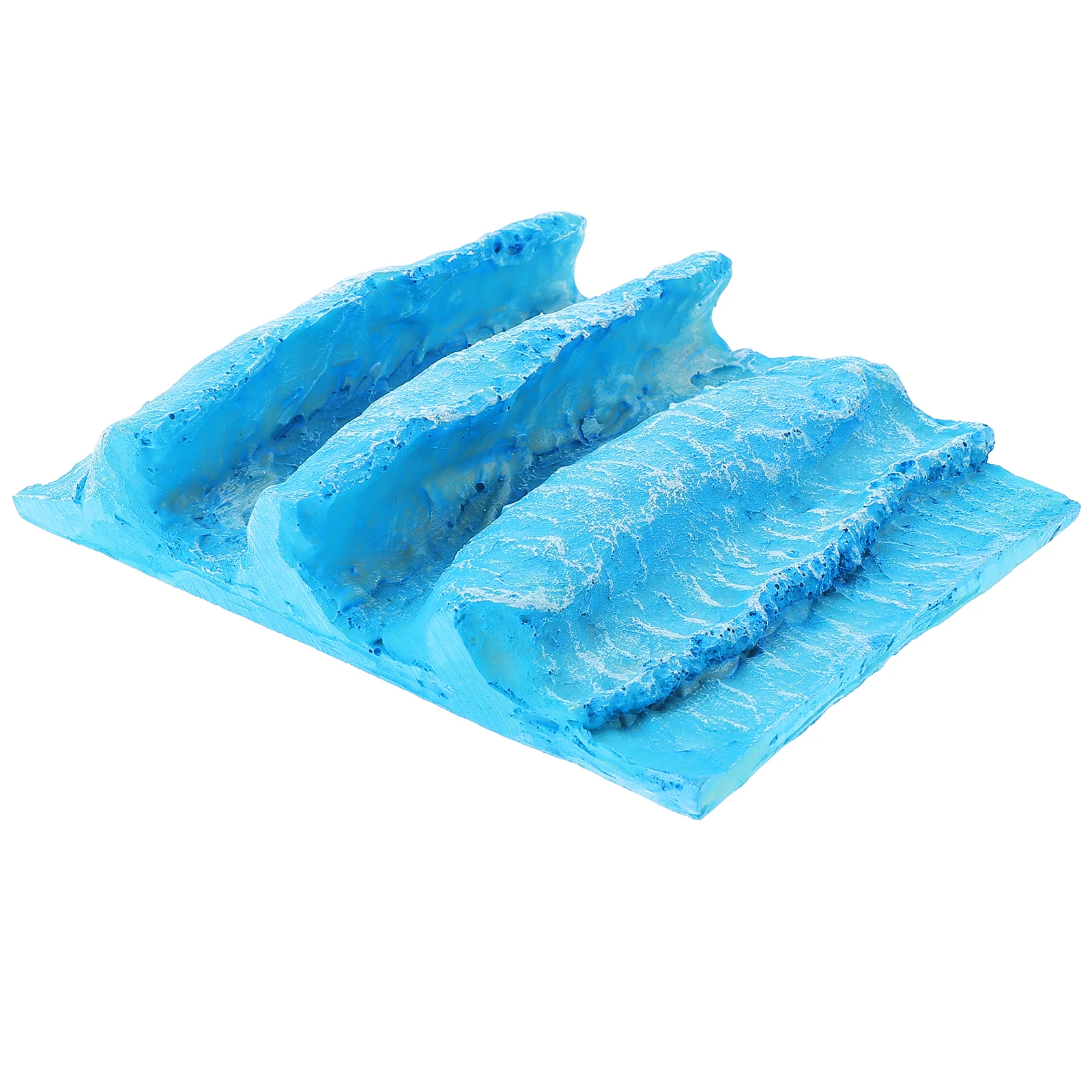 

Realistic Resin Ocean Wave Ornament For Sand Table Desktop Decor Miniature Landscape Stand Table Sculpture Sandtable Decor