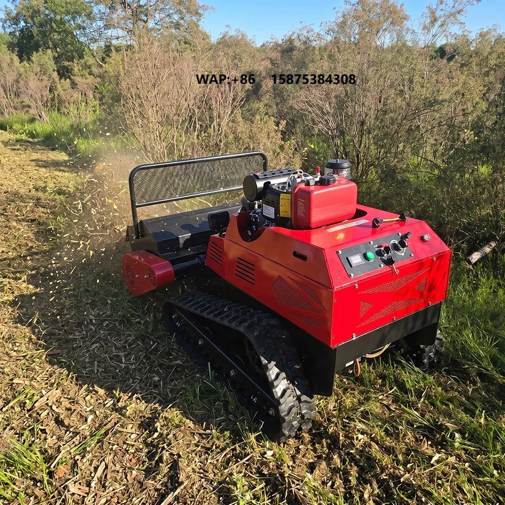In Stock Fast Delivery 800mm 1000mm Grass Cutter Zero Turn Remote Control Crawler Flail Lawn Mower for Sale