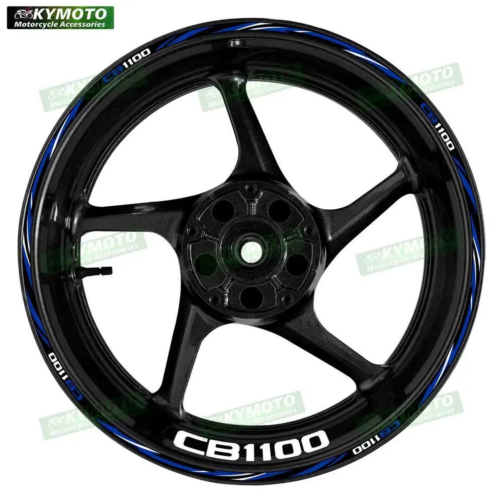 لهوندا CB1100 CB 1100 دراجة نارية عاكسة الأمامية والخلفية 17 بوصة عجلة ملصقات محور المشارب هدية اكسسوارات الشارات