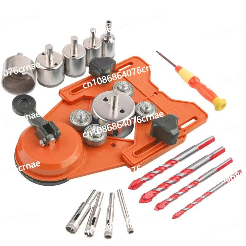 16 Piece Diamond Bit Hollow Drill Set Ceramic Tile Bottle Opener Ceramic Glass Ceramic Tile Porcelain Marble Hole Opener