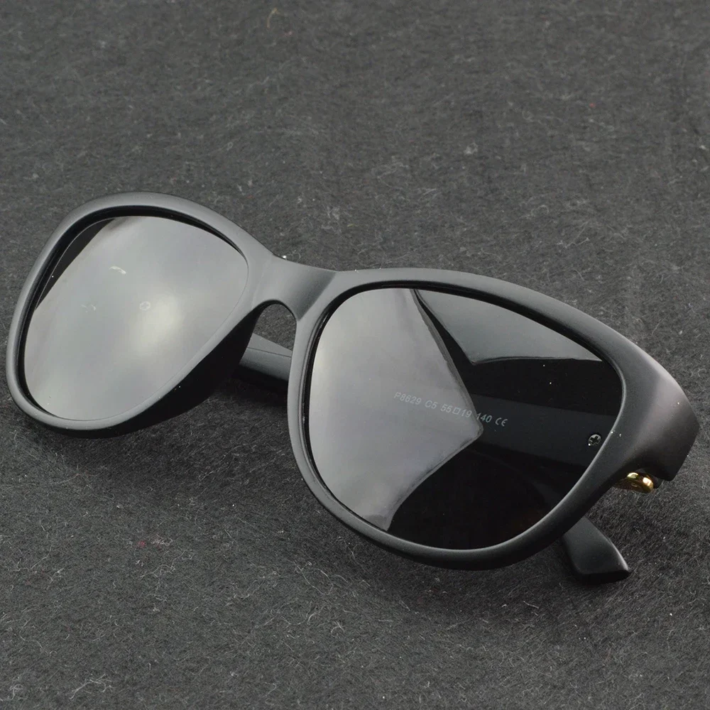 

Clara Vida Black Butterfly Shape Sunglasses for Women - Polarized & UV400 Lenses - Compatible with Vision Correction (-1.00 to -