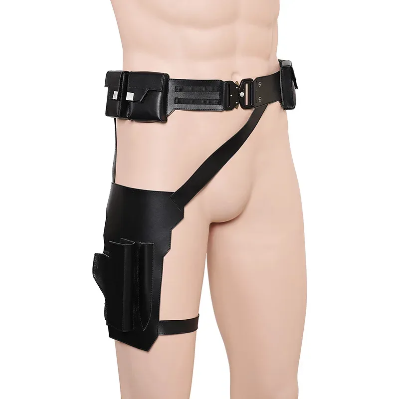 

asdh8@Fancy Dress Bucky Barnes Waistbelt For Men Holster Pack Movie Bolts of Thunder Male Superhero Cosplay Costume Accessories