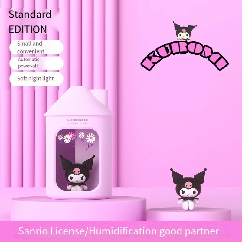 Sanrio-serie USB-luchtbevochtiger Hello Kittle Double Spray Kantoorluchtbevochtiger met hoge capaciteit Huishoudelijk Desktop Mute Slaapkamer Kerstmis