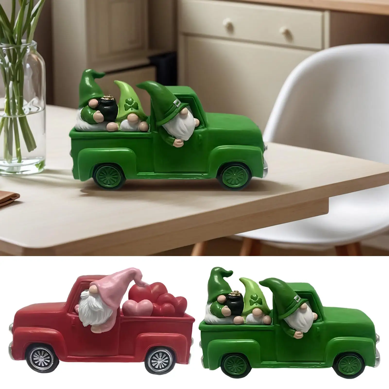 Valentines Day Decor Vintage Santa Truck Romantic Centerpieces Valentine's Day Decorations For Wedding Birthday Christmas Home
