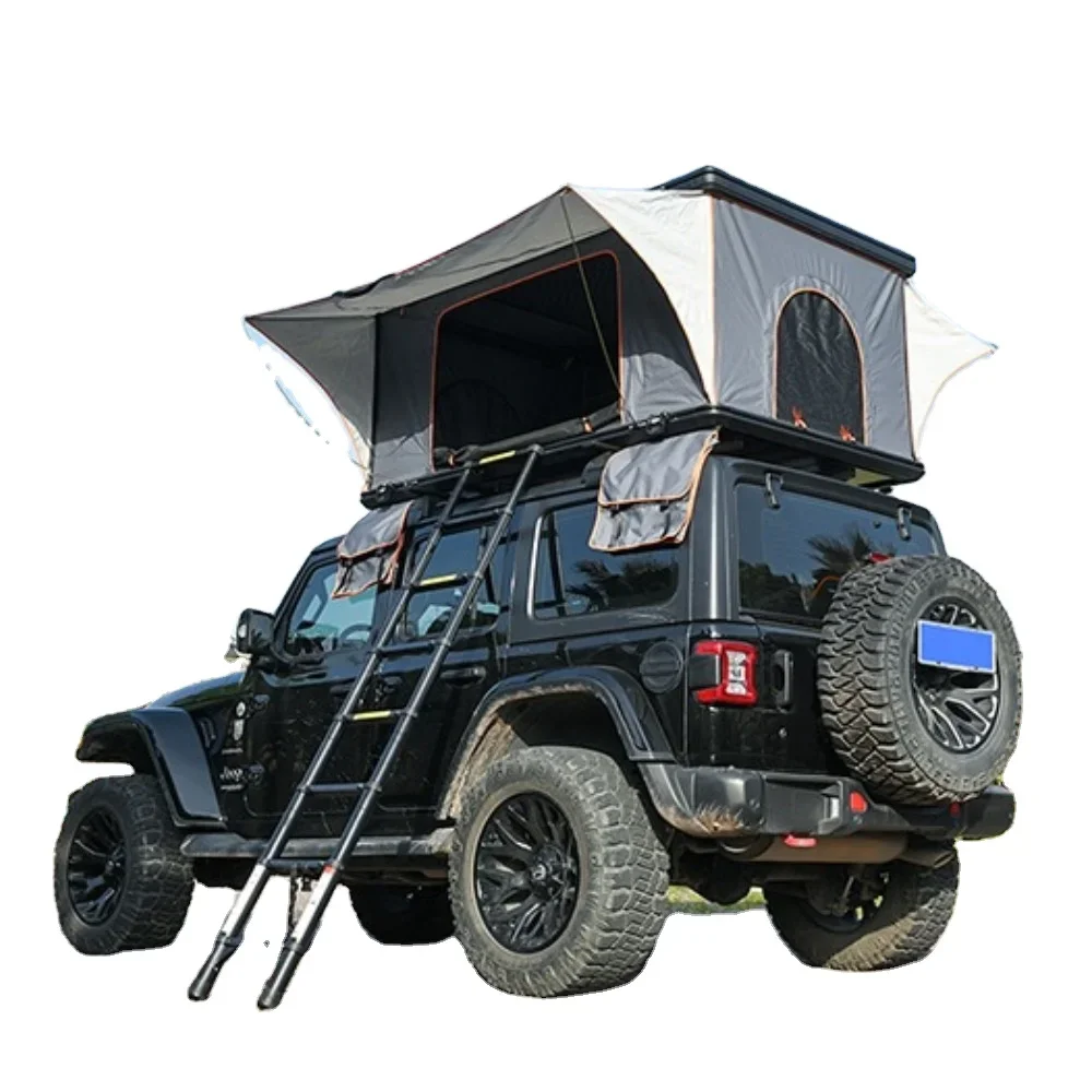 Waterproof Automatic Roof Top Tent for Outdoor Camping Travel & Off-Road SUV Car Pick-Up Track Aluminum Pole Material