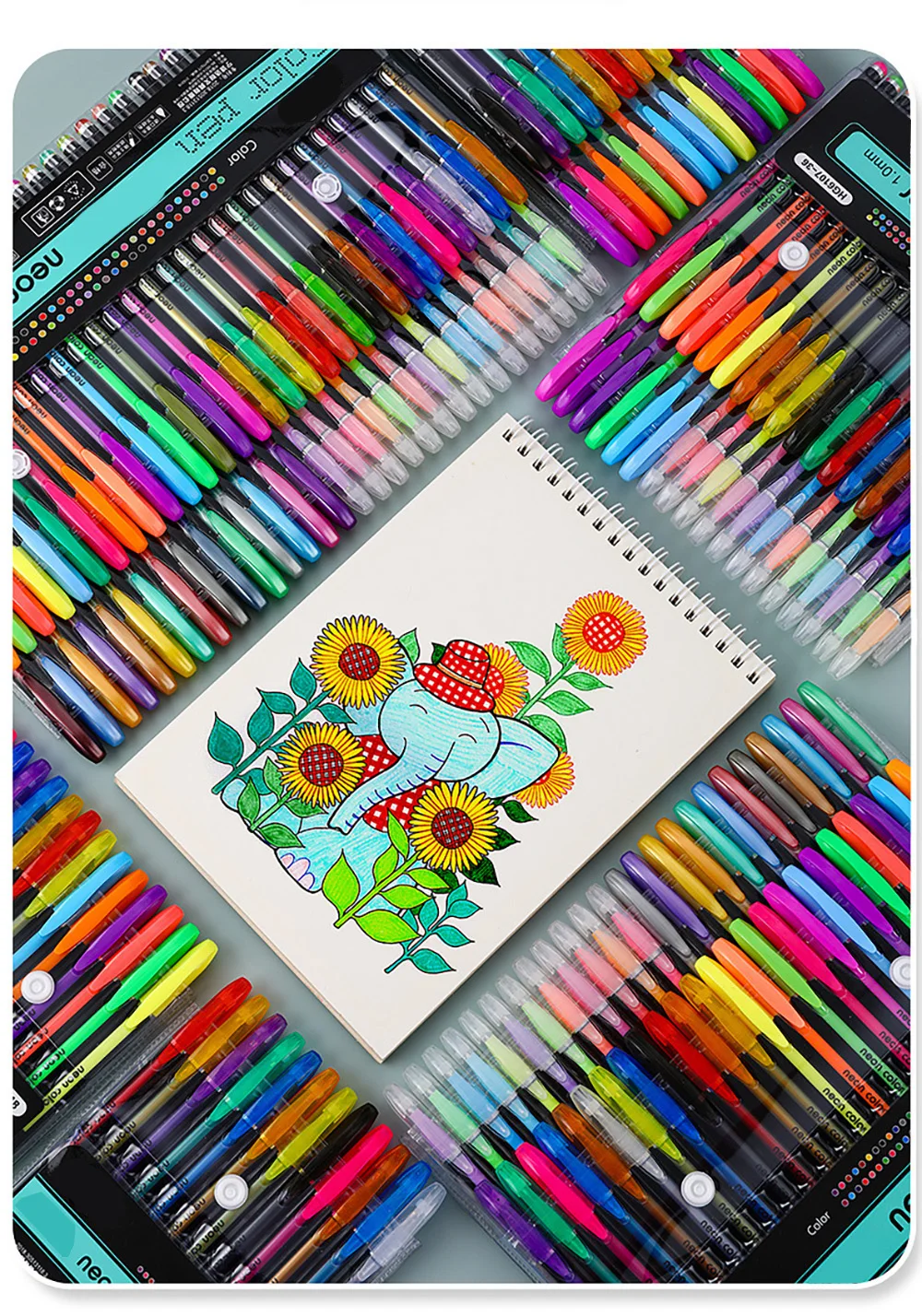 12/24Pcs Metallic Glitter Farben Gel Stifte Für Schule Büro Erwachsene Malbuch Zeitschriften Zeichnung Kunst Marker Förderung stift – Detail 2