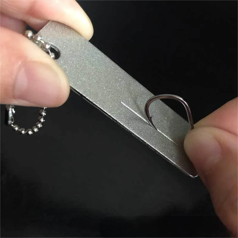 Knife Sharpener Diamond Pocket Tools Mini Keychain Outdoor Camping Sharpener Outdoor Camping Tool Emery Nail File ﻿