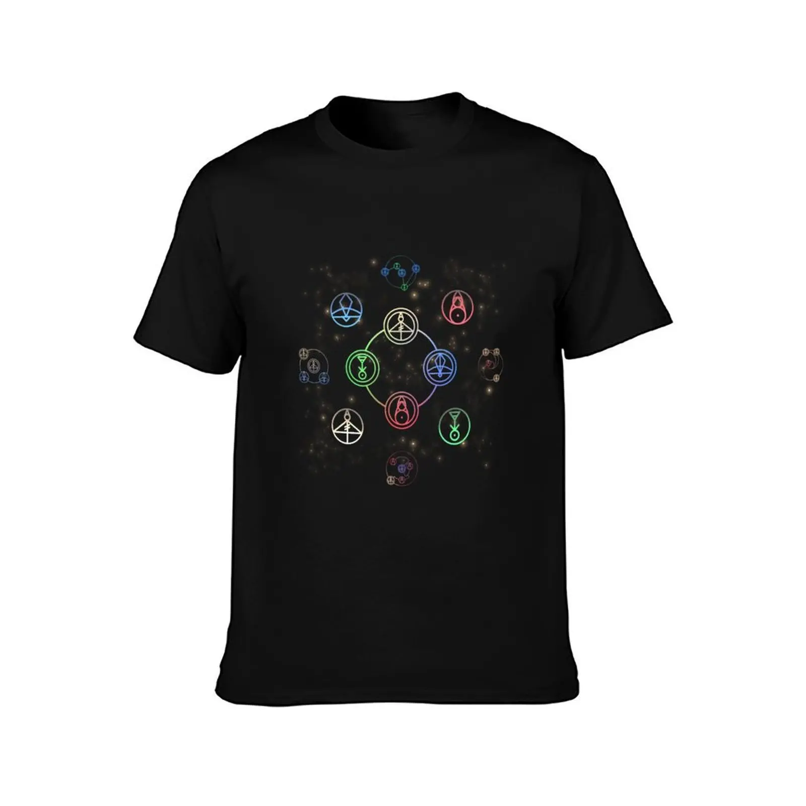 Glyph Combo T-Shirt Stylish Graphic Short Sleeve Top