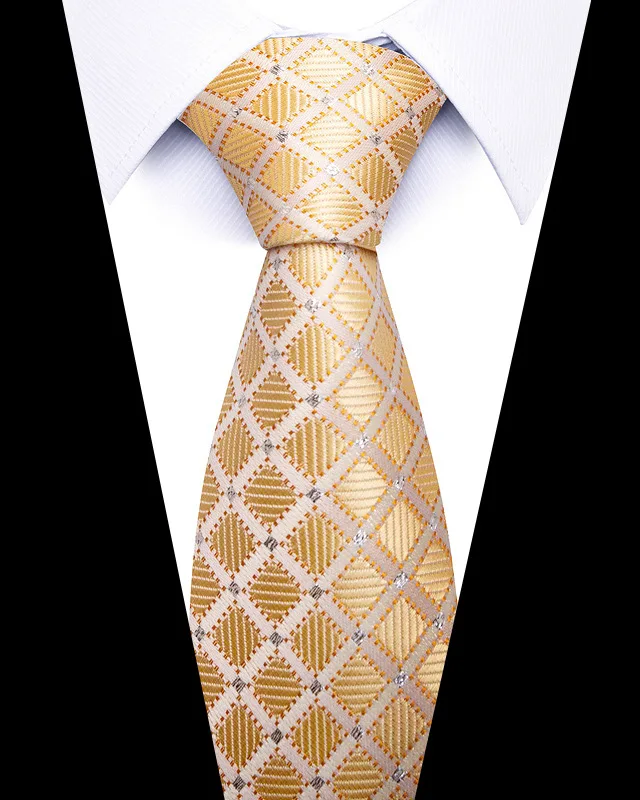Hochwertige Hochzeitskrawatten für Männer, modisch, neuer Stil, blauer Streifendruck, Krawatten, tägliches Büro, Bekleidung, Accessoires, Geschenk für Männer – Detail 17