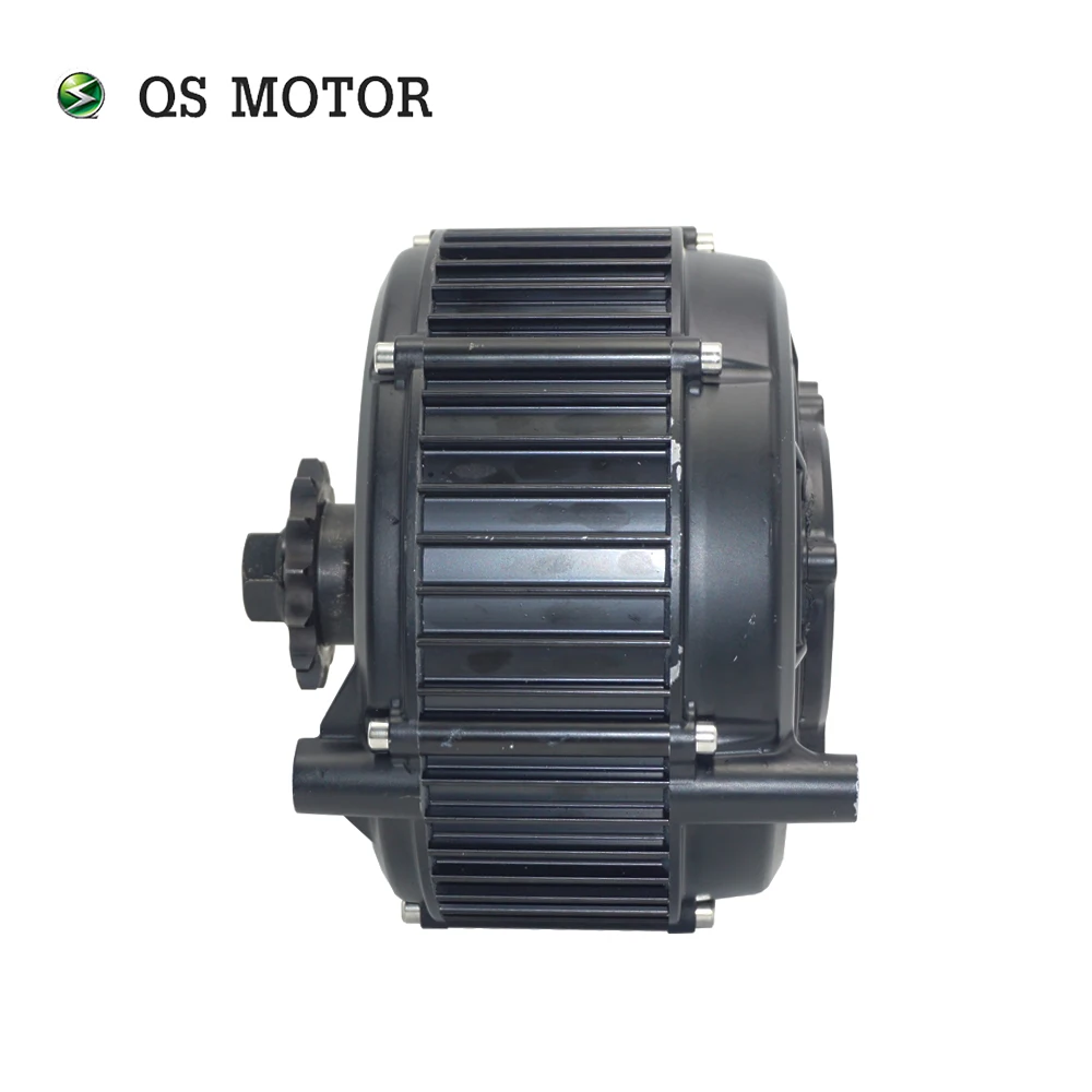 QS MOTOR QS165 V2 5000W 72V 35H PMSM moteur d'entraînement central avec pignon 428 14T pour moto électrique