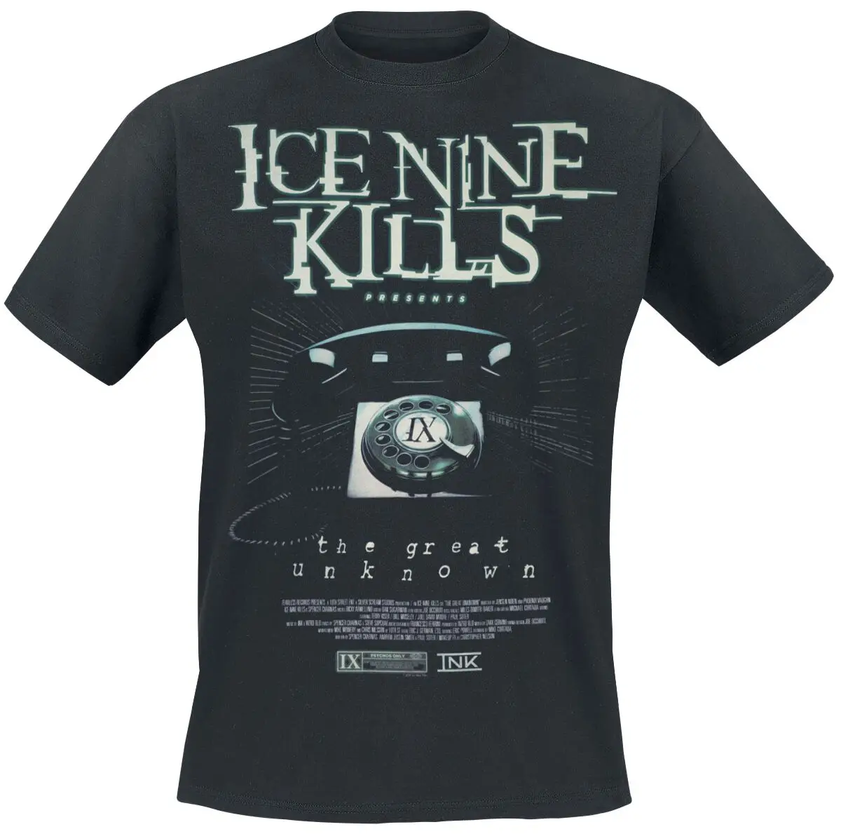 2026 Summer Ice Nine Kills Graphic Cotton Band T-shirt Unisex Summer Short Sleeve Fashion Brand Tee Luxury Casual Vintage Tees