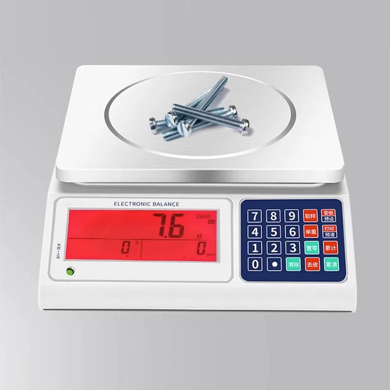 Digital Counting Scale 0.01g Precision with RS232 Optional Industrial Counting Scale 0.1G 10KG