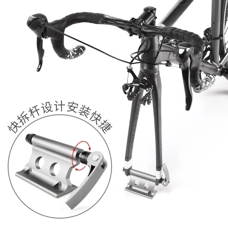 Bike Fork Thru‑Axle Quick Release Clamp Car SUV Mount Holder For Mountain Road Bicycle Luggage Rack Cycling Transport Accessory