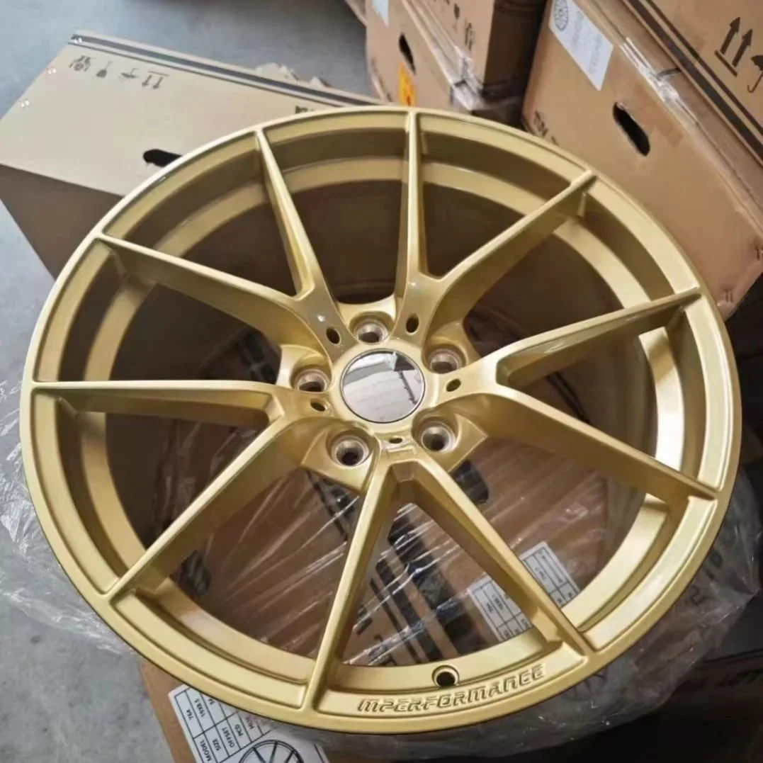 Hot Sale Car rims 5X120 5X112 19*8.5J 19*9.5J Luxury Gold Alloy Passenger Car Wheels For BMW M3 E34/E36/E39/E46