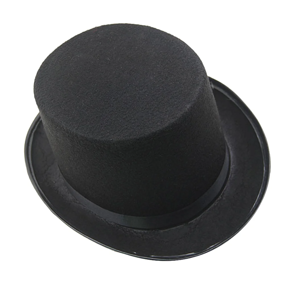 2pcs Hat for Children S + L Size Magician Costume Hat Bowler Hat Hat Dress Up Costume Accessory for Magician Carnival