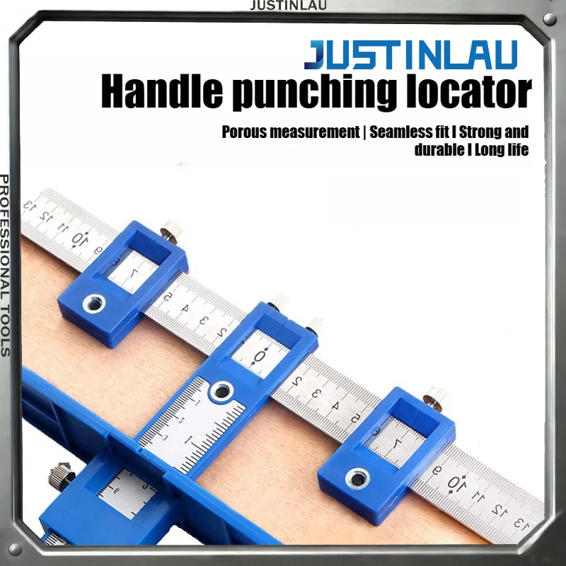 JUSTINLAU 1 Piece Woodworking Handle Drilling Locator Handle Locator Auxiliary Tool Cabinet Door Puncher Opener Positioning