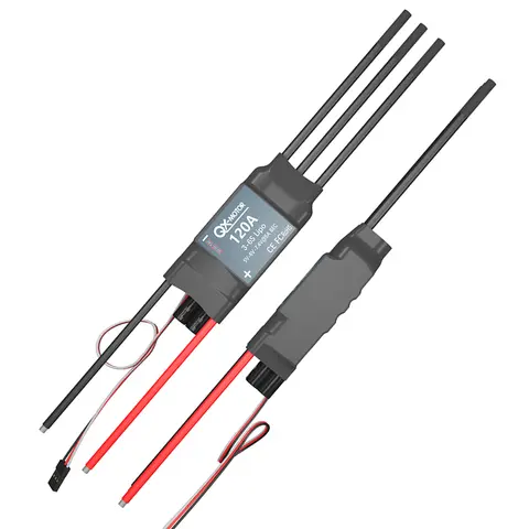 QX-MOTOR 120A ESC 3-6S with BEC, suitable for various types of remote-controlled toy drones, toy boats