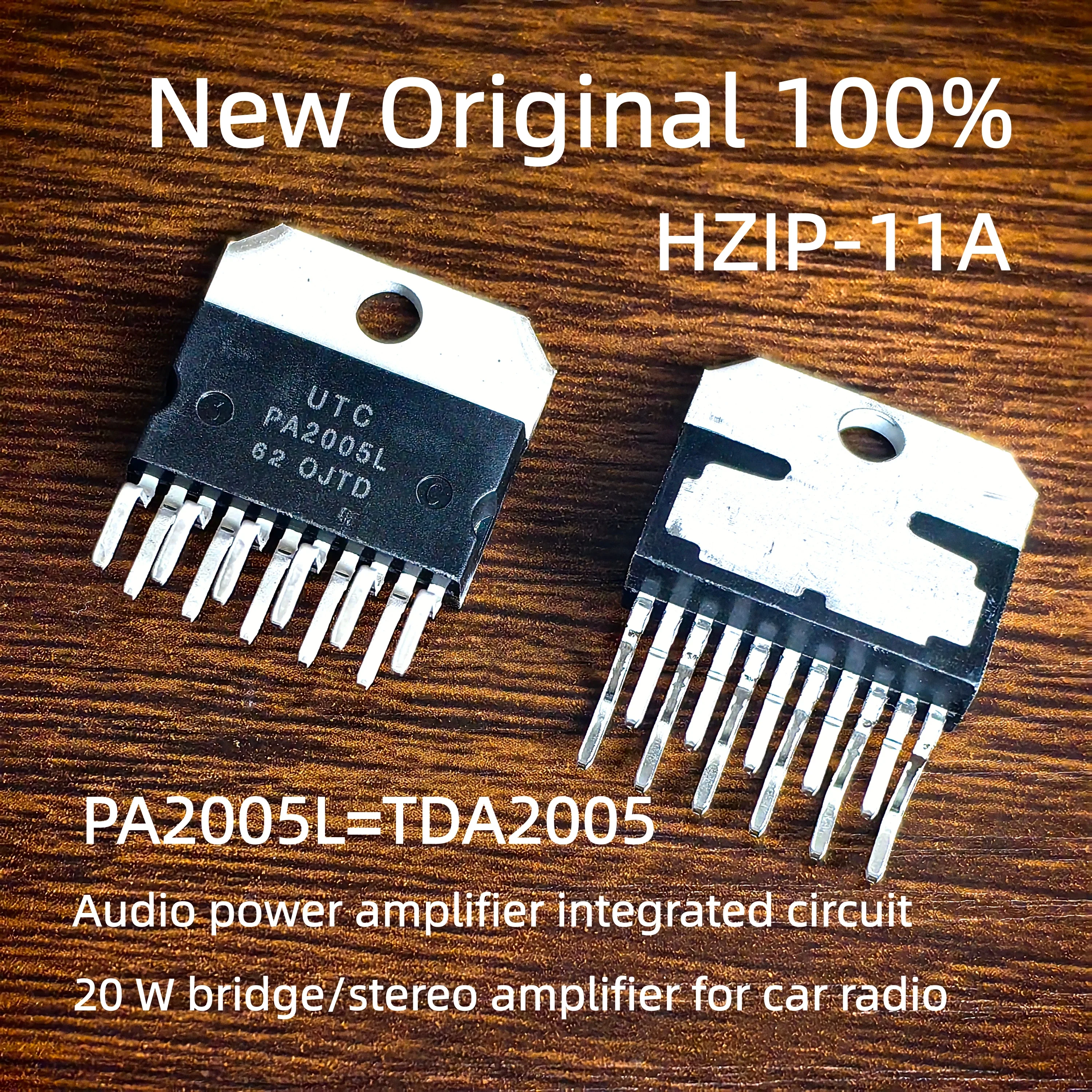 Neuer originaler TDA2005L PA2005L TDA2005R HZIP-11A Audio-Leistungsverstärker, integrierter Schaltkreis, Leistungsverstärker-IC, Verstärker-IC-Chips