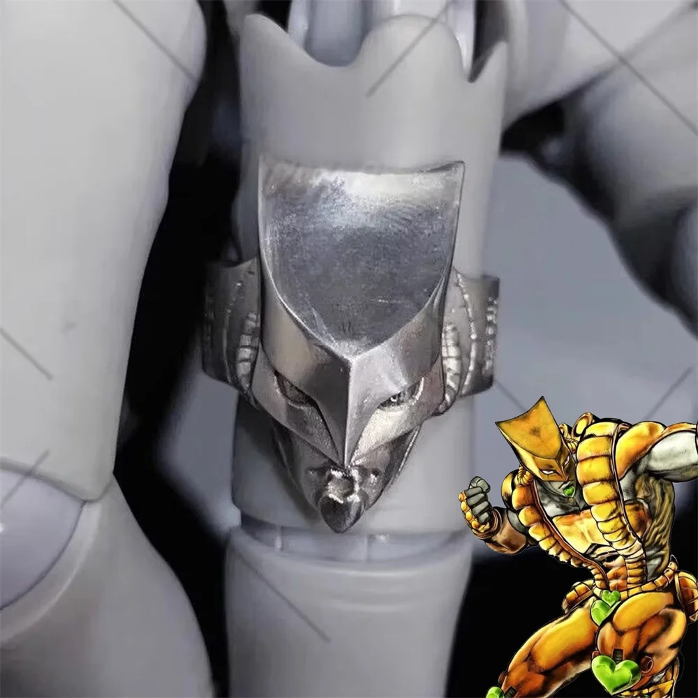 Anime JOJO Steel Ball Run The World Cosplay Ring Opening Adjustable Finger Rings Unisex Adult Party Prop