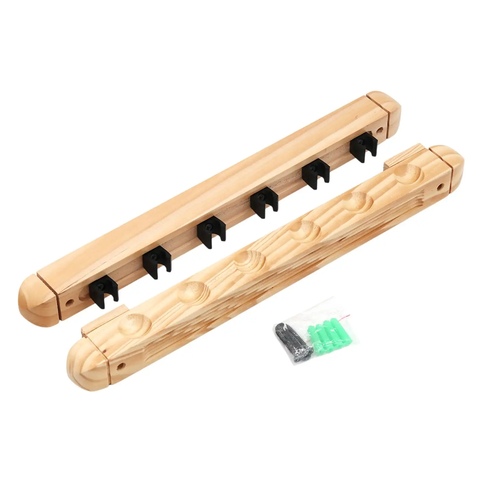 

Wall Mounted Billiard Pool Cue Rack for Recreation Room Billiard Club Indoor