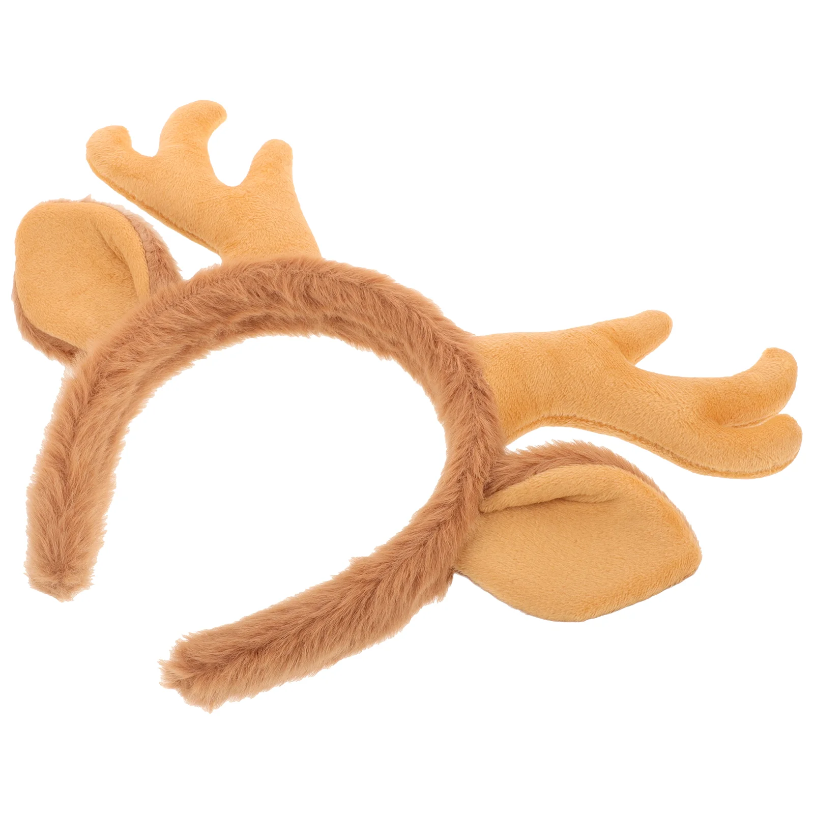 

Elk Headband Antler Ear Headbands Cute Reindeer Ears Hair Hoop Khaki Face Wash Women's