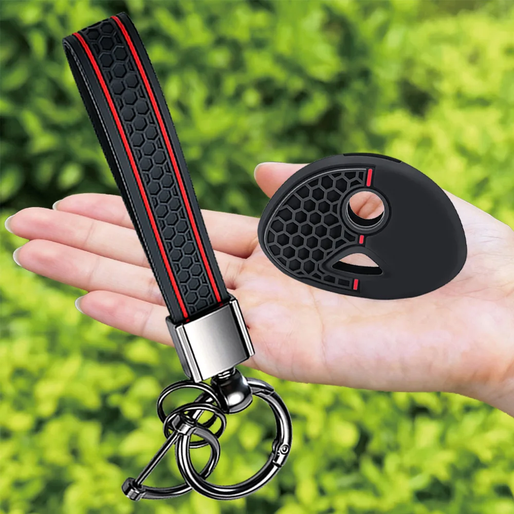 KeyChain For BMW K1200R K1200S R1200RT K1300R K1300S S1000RR F650GS F800GS F800ST Silicone Motorcycle Keyring Cover Case Shell