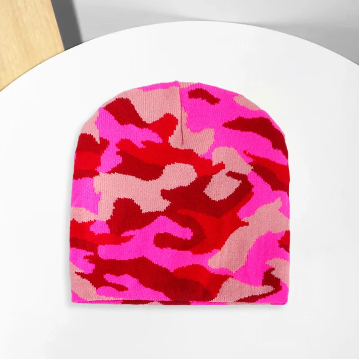 Pink Camo Outdoor New 2025 Knitted Women Winter Hat Warmth Warm Caps USA Soft beanie Cheap Knitting Hat Cap for Men Boy Lady