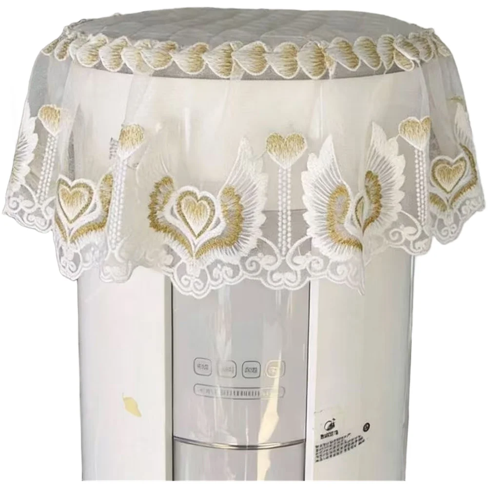 Lace Dust Cover for Round for Cabinet AC Units 40cm Diameter Designed for Cylindrical Air Conditioners Compatibility