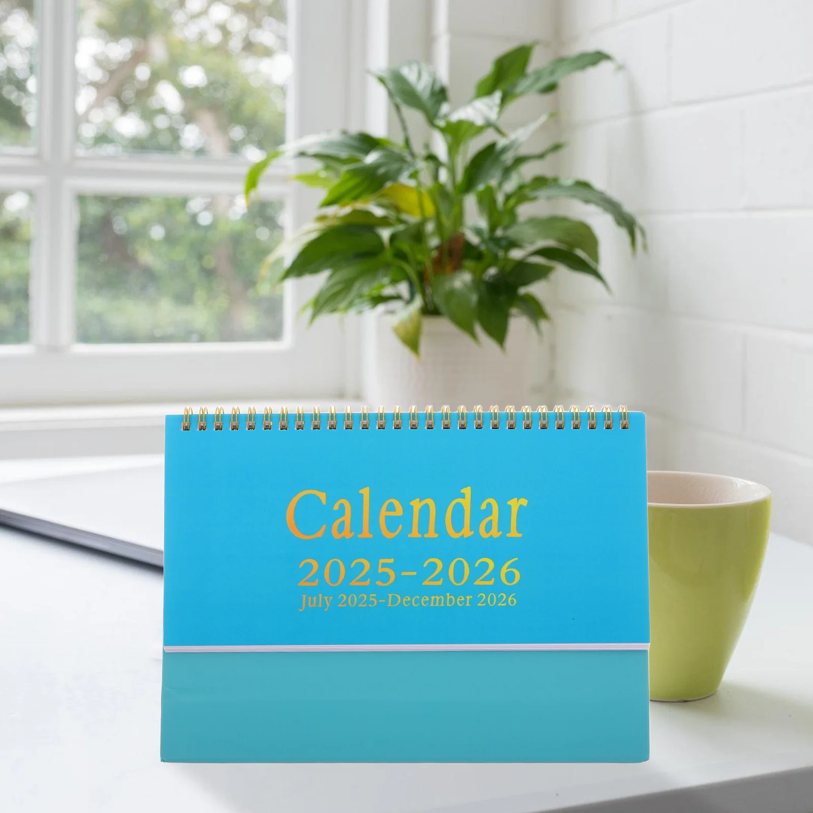 2026 Standing Sky Blue 18 Large Family Calendar Months Large Family Mini Desktop Desk Planner Desk Calendar Year
