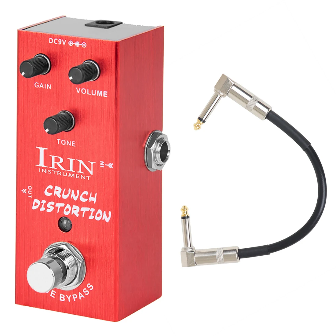 IRIN YF-05 Crunch Distortion Guitar Effect Pedal Mini Single Pedal True Bypass Full Metal Shell Guitar Parts