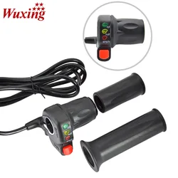 Hot Seal Wu Xing Ebike Throttle Half Twist Throttle 29DX with Battery Level and Indicating Lights