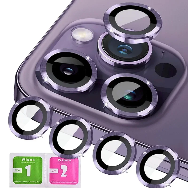 2-3Pcs Metal Ring Glass Camera Lens Protector For IPhone 13 12 11 Pro Max 14 Plus 12 Mini IPone 13Pro 14Pro IPhone14 Cover