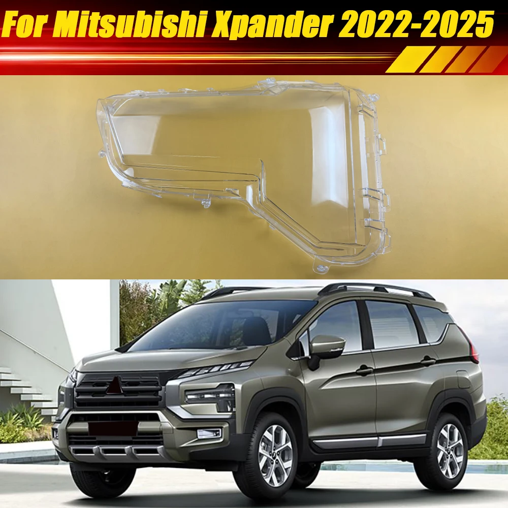 

For Mitsubishi Xpander 2022-2025 Headlamp Transparent Cover Lamp Shade Headlight Shell Lens Plexiglass Replace Lampshade