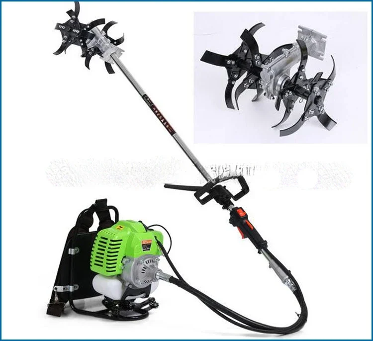 Professional Gasoline 4-Stroke Backpack Brush cutter GX35 Multi Function Grass cutter 9 in 1 Tree Cutter Mini Tiller