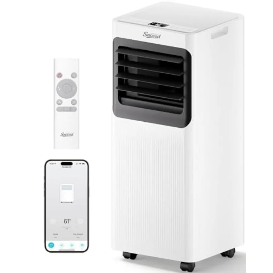 

16000 BTU Portable Air Conditioners for Large Room up to 750 Sq. Ft., 5-in-1 Smart AC with WiFi App, Remote Control, Fast Cooli