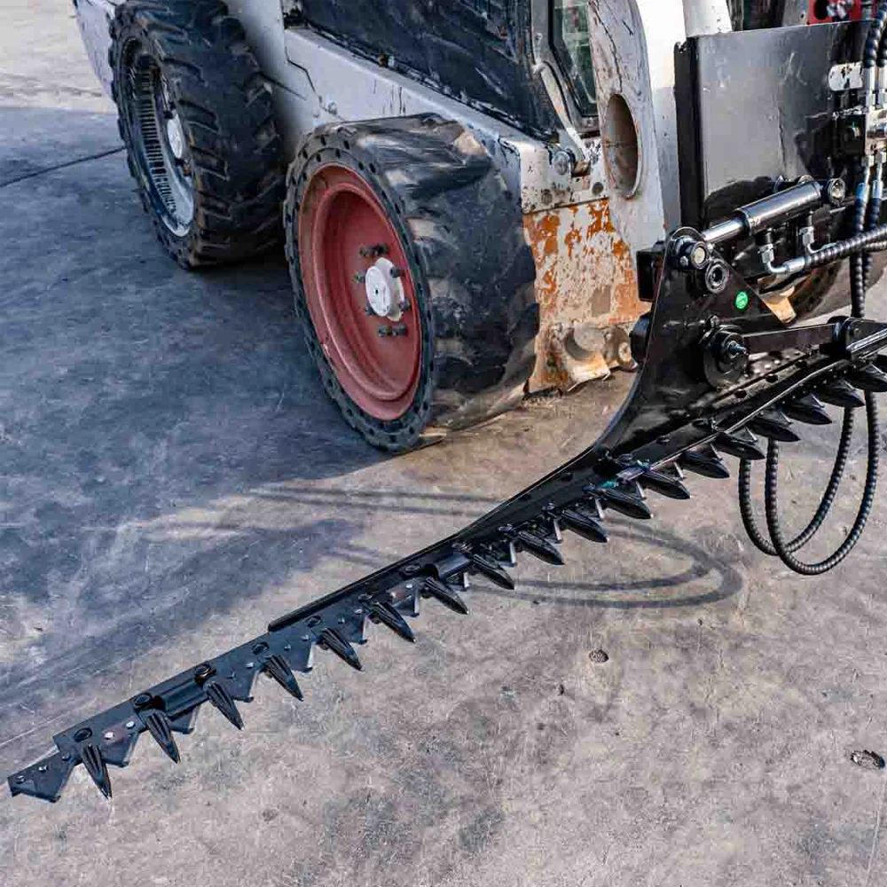 USA Stock 59inch Grass Cutting Machine Skid Steer Attachments Hedge Mowers Trimmers for Bobcat Skid Steer Loaders